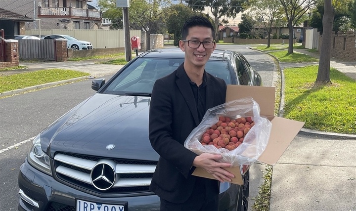 Vải thiều Lục Ngạn giá nửa triệu đồng/kg tại Australia