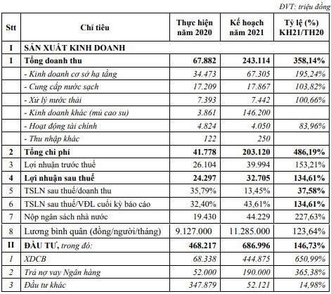 HIZ đặt kế hoạch doanh thu 2021 gấp 3.6 lần, tập trung kinh doanh mủ cao su