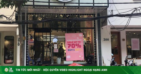 Các shop quần áo đồng loạt "sale sập sàn” vẫn vắng người mua