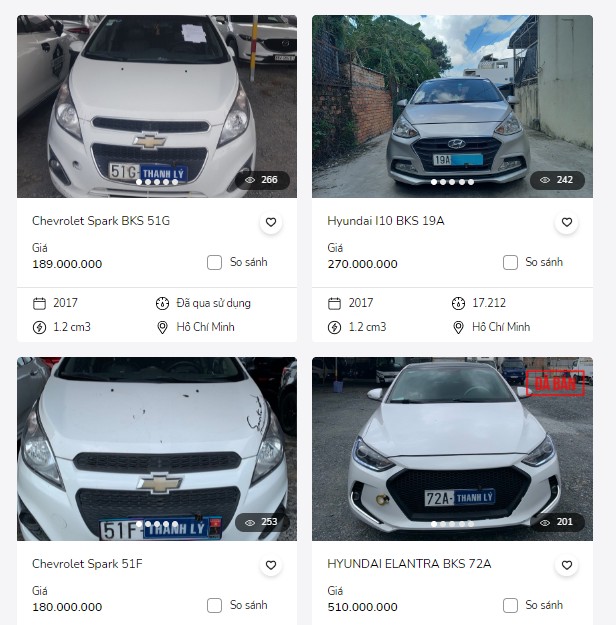 Thanh lý ô tô: Ngân hàng “khóc ròng”, xe để lâu hỏng nhưng thanh lý giá rẻ không ai mua