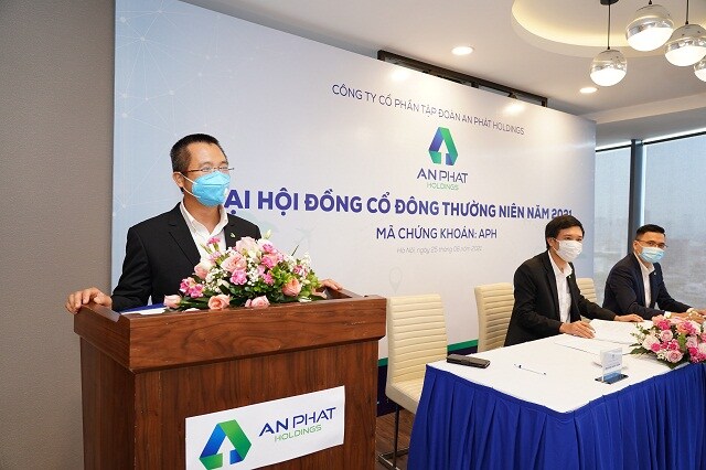 ĐHĐCĐ An Phát Holdings 2021: Thông qua kế hoạch doanh thu 12,000 tỷ đồng, đẩy nhanh tiến độ triển khai dự án KCN An Phát 1 và nhà máy nguyên liệu xanh