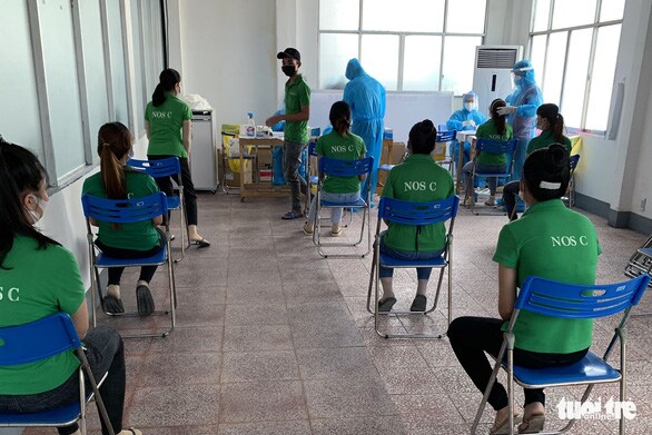 Gần 42.000 công nhân Công ty Changshin tạm nghỉ, test nhanh toàn bộ người lao động