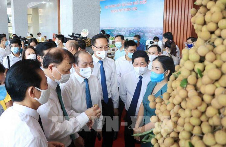 Kết nối cung cầu tiêu thụ nhãn và nông sản tỉnh Hưng Yên