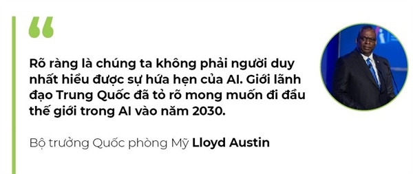 Mỹ tung gần 1,5 tỉ USD nhằm đánh bại Trung Quốc trong cuộc đua AI