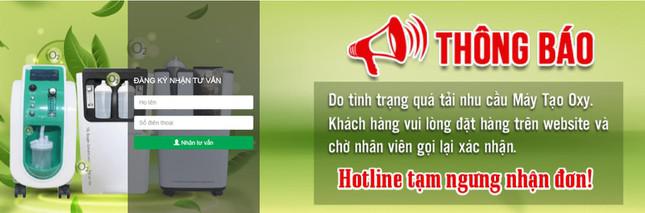 "Cháy hàng" máy tạo oxy ở TPHCM