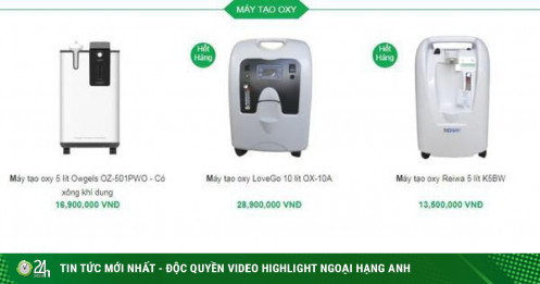 "Cháy hàng" máy tạo oxy ở TPHCM