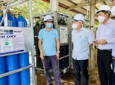 Công ty Khí Messer sẵn sàng đáp ứng 1.600 m3 khí oxy/ngày phòng, chống dịch