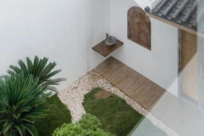 Nhà mặt phố chưa đầy 100 m2 ở Nam Định với nhiều khu vườn lớn nhỏ