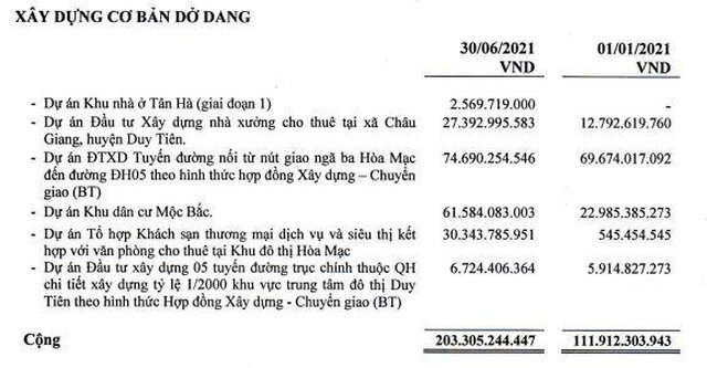 Nhà và Đô thị Nam Hà Nội (NHA): 6 tháng lãi sau thuế hơn 1 tỷ đồng, chỉ hoàn thành 2,3% kế hoạch năm