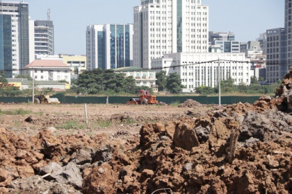 Sau nhiều năm “đắp chiếu”, dự án công viên và hồ điều hòa tại Cầu Giấy được điều chỉnh