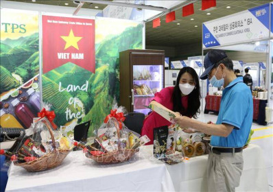 Nông sản Việt Nam tham gia Hội chợ hàng nhập khẩu Hàn Quốc 2021