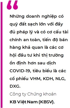 "Điểm sáng" của các cổ phiếu bất động sản giai đoạn cuối năm