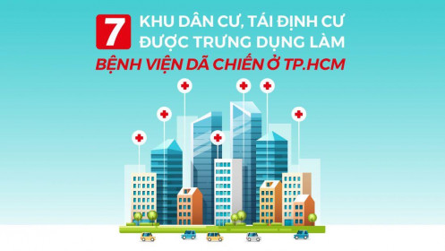 7 khu dân cư, tái định cư được trưng dụng làm bệnh viện dã chiến ở TP.HCM