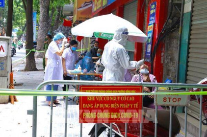 Trưa 25/7, Hà Nội ghi nhận thêm 24 trường hợp dương tính với SARS-CoV-2