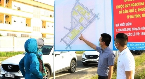 ‘Sửng sốt’ với giá đất quy hoạch tại TP. Hà Tĩnh