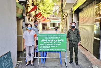 Nhân rộng mô hình “vùng xanh”, “3 lớp +” phòng dịch ở Thanh Xuân