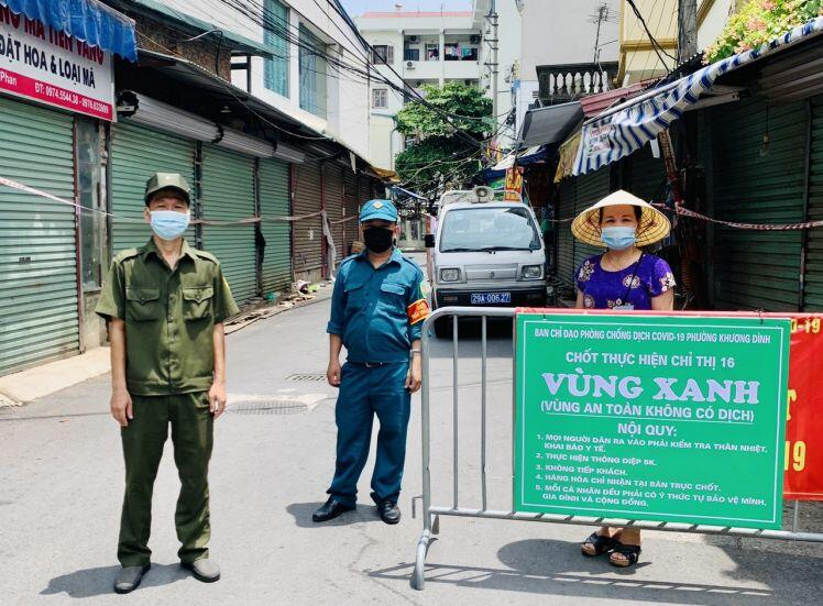 Nhân rộng mô hình “vùng xanh”, “3 lớp +” phòng dịch ở Thanh Xuân