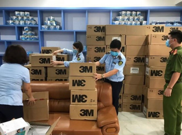 Hà Nội: Thu giữ 17.100 khẩu trang giả mạo nhãn hiệu 3M