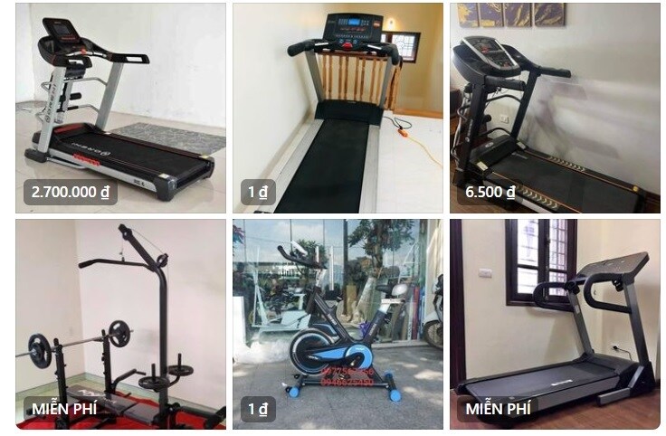 Máy tập cũ giá vài triệu đắt khách, nhiều người tìm mua hơn cả hàng mới