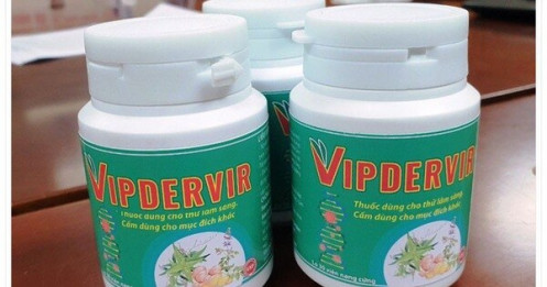 Viện hàn lâm yêu cầu Công ty Vinh Gia đổi tên thực phẩm bảo vệ sức khỏe VIPDERVIR-C