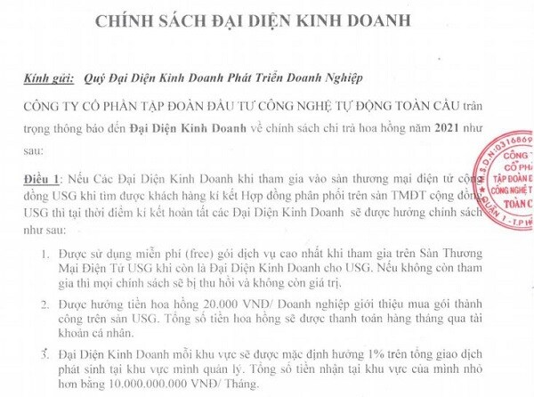 Siêu doanh nghiệp 500.000 tỷ đồng tuyển người đại diện kinh doanh với mức thu nhập có thể đến 10 tỷ đồng/tháng?
