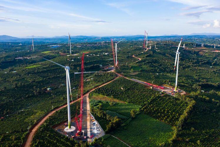 Trungnam Group đóng điện đường dây 500kV cho dự án điện gió lớn nhất Việt Nam