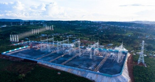 Trungnam Group đóng điện đường dây 500kV cho dự án điện gió lớn nhất Việt Nam