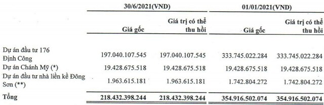 HU1 thoát lỗ sau soát xét, Công ty con tạm dừng hoạt động