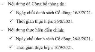 GHC sắp trả cổ tức tiền mặt tỷ lệ 25% vào đầu tháng 9