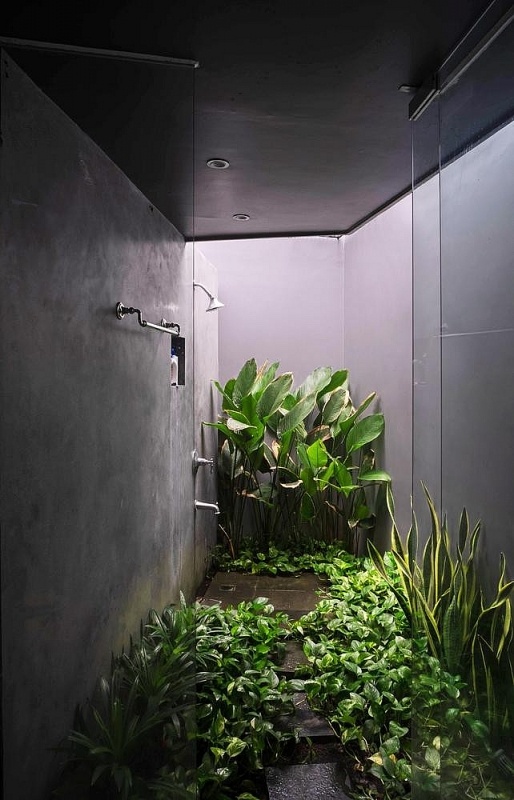 Cách bố trí tường thông minh giúp nhà cấp 4 có chỗ trồng cây, nuôi cá