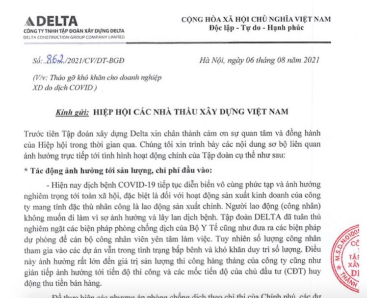 "Kiệt quệ" với Covid-19 và giá vật liệu: Doanh nghiệp nhà thầu xây dựng "xin" dừng, tính lãi suất vay ngân hàng 0%