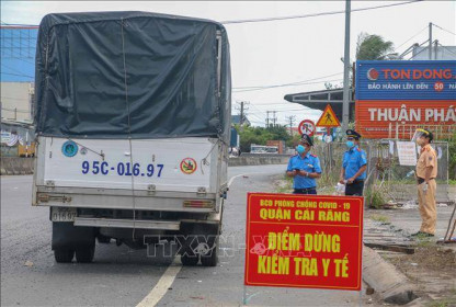Dịch COVID-19: Hàng hóa vận chuyển đến Cần Thơ phải đăng ký trước