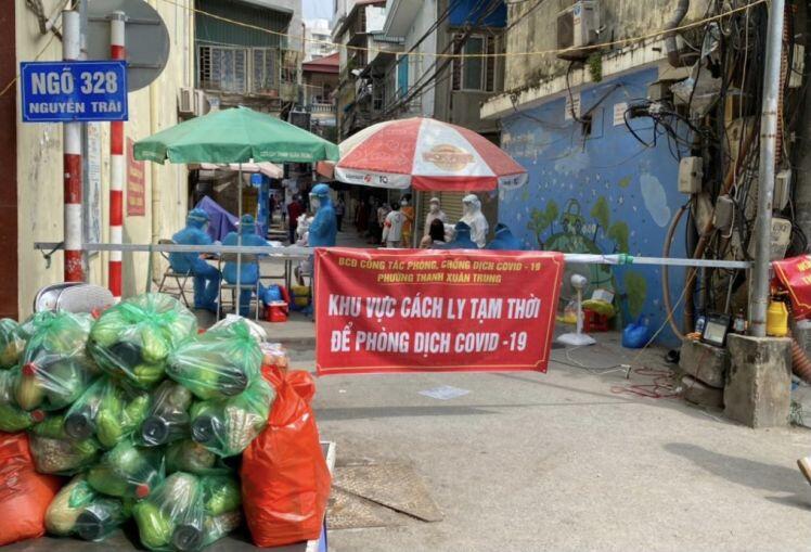 Quận Thanh Xuân: Phong tỏa tạm thời 700 hộ dân ngõ 328, ngõ 330 đường Nguyễn Trãi