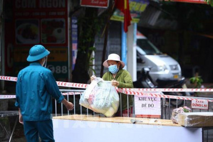 Hà Nội phong tỏa khu dân cư số 9, phường Giáp Bát, quận Hoàng Mai