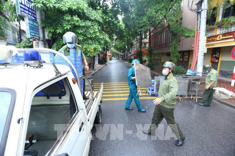 Hà Nội phong tỏa khu dân cư số 9, phường Giáp Bát, quận Hoàng Mai