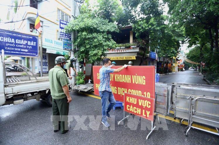 Hà Nội phong tỏa khu dân cư số 9, phường Giáp Bát, quận Hoàng Mai