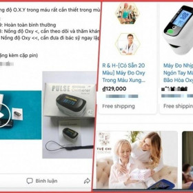 Bộ Công Thương cảnh báo máy đo oxy giá bèo tràn lan trên chợ mạng