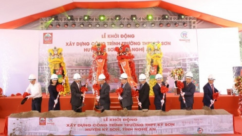 Trungnam Group tài trợ xây trường học 110 tỷ đồng tại huyện biên giới Nghệ An