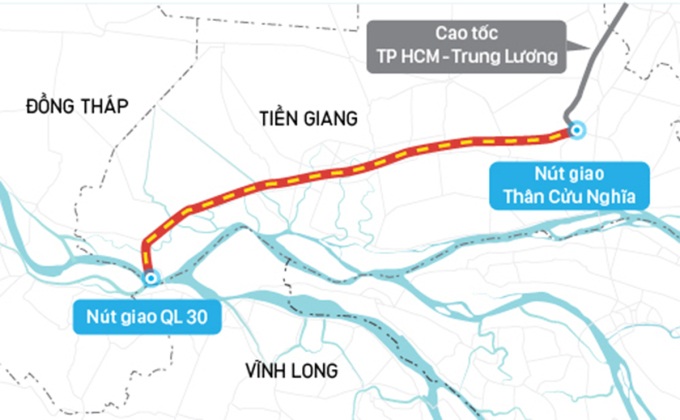 Lý do cao tốc Trung Lương - Mỹ Thuận không có làn khẩn cấp