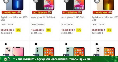 Điện thoại và phụ kiện giảm giá đến 70%, iPhone 13 "bốc hơi” gần chục triệu đồng