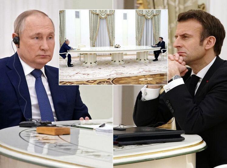 Tổng thống Macron bất ngờ vì sự thay đổi của người đồng cấp Nga Putin? (Nguồn: Reuters) 