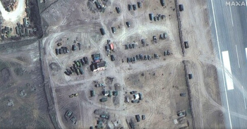 Ảnh vệ tinh Mỹ tiết lộ thế trận của Nga ở miền đông Ukraine