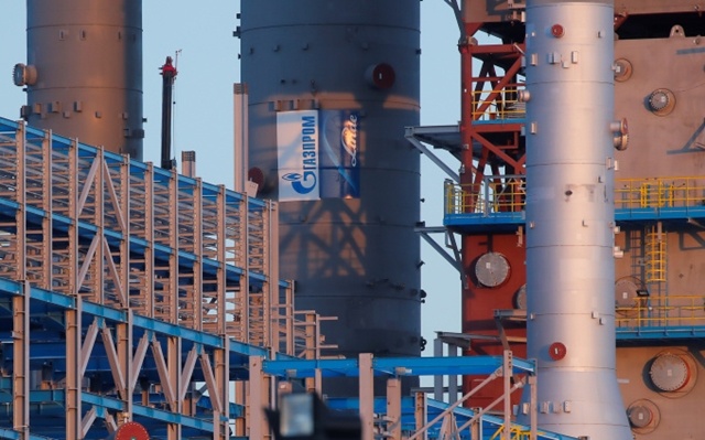 Nhà máy Năng lượng Siberia của Gazprom, nơi xử lý khí đốt khai thác ở vùng Viễn Đông nước Nga, vào tháng 11/2019. Ảnh: Reuters. data-natural-width640