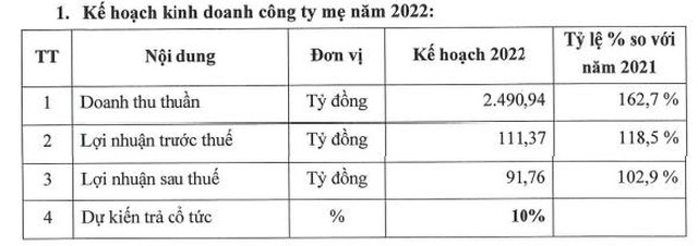 Năm 2022, Đạt Phương (DPG) đặt kế hoạch doanh thu tăng mạnh nhưng lợi nhuận nhích nhẹ ảnh 1