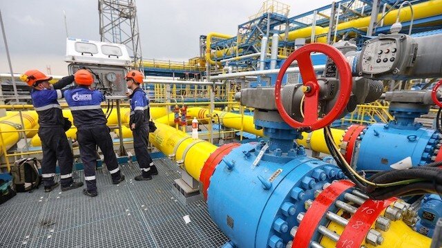 Nhà máy xử lý khí đốt của Gazprom ở Vùng Amur của Nga. data-natural-width640
