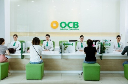 OCB báo lãi quý I giảm hơn 34%