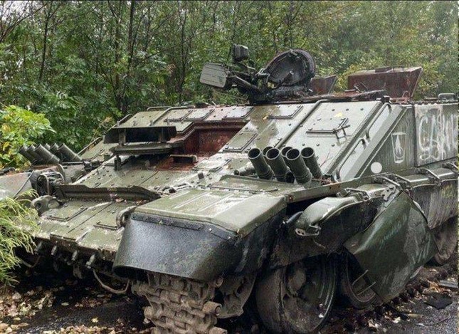 Ukraine thu giữ thiết giáp ‘phun lửa’ BMO-T của Nga tại Kharkiv ảnh 1