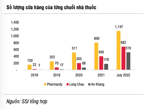 Cuộc rượt đuổi của những tay to bán lẻ dược phẩm: Doanh thu mỗi cửa hàng Long Châu gấp hơn 2 lần An Khang, Pharmacity ảnh 1