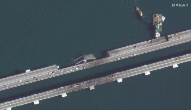 Khi nào Nga sửa xong cầu Kerch nối với bán đảo Crimea? ảnh 1
