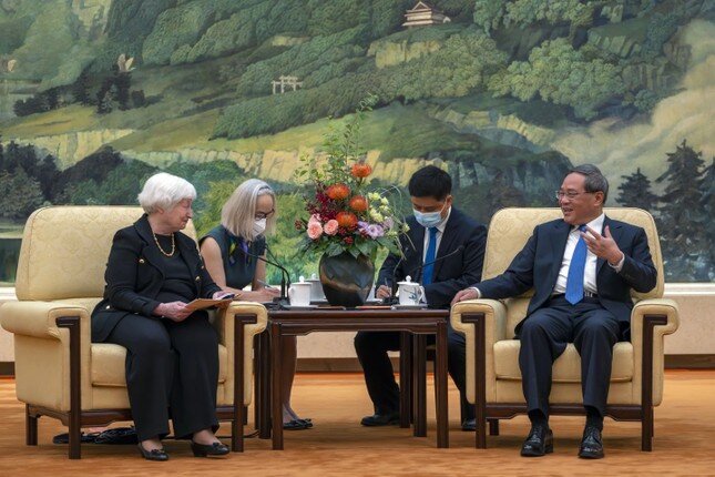 Bộ trưởng Tài chính Mỹ thăm Trung Quốc: Hy vọng nhìn thấy cầu vồng sau mưa ảnh 4